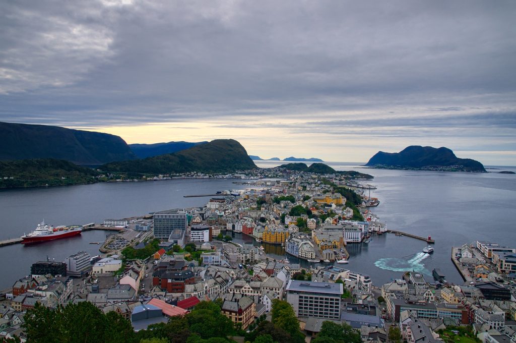 Aksla Viewpoint in Ålesund