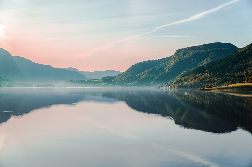 Lakes, Rivers, and Coastlines in Norway