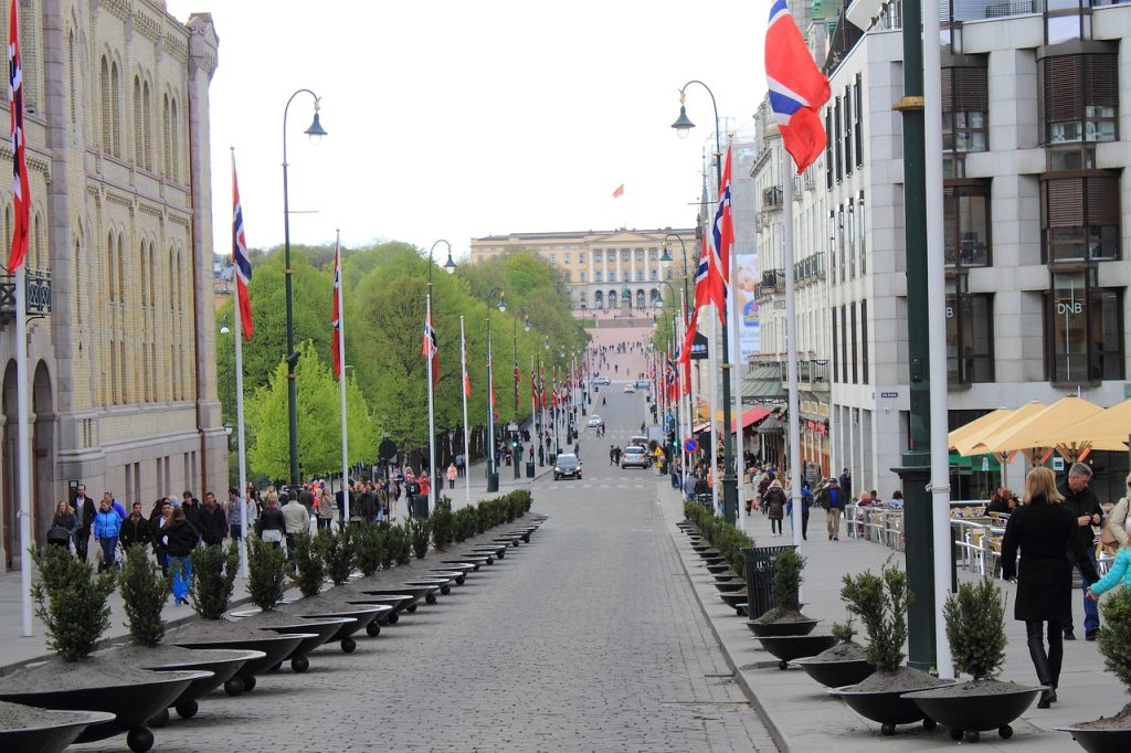 Karl Johans gate in Oslo