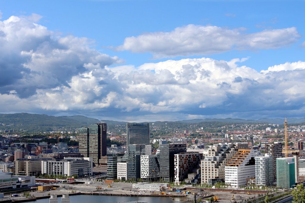 Oslo City in Norway