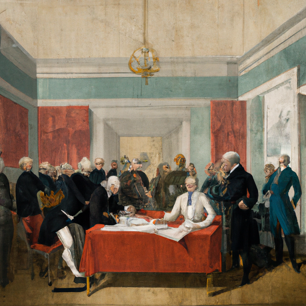 The signing of the Norwegian Constitution at Eidsvoll