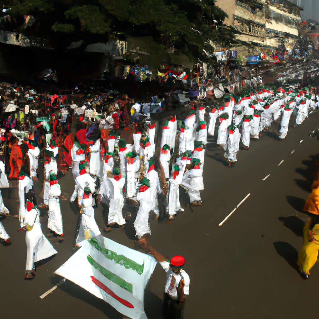 Children’s parade during Constitution Day celebrations