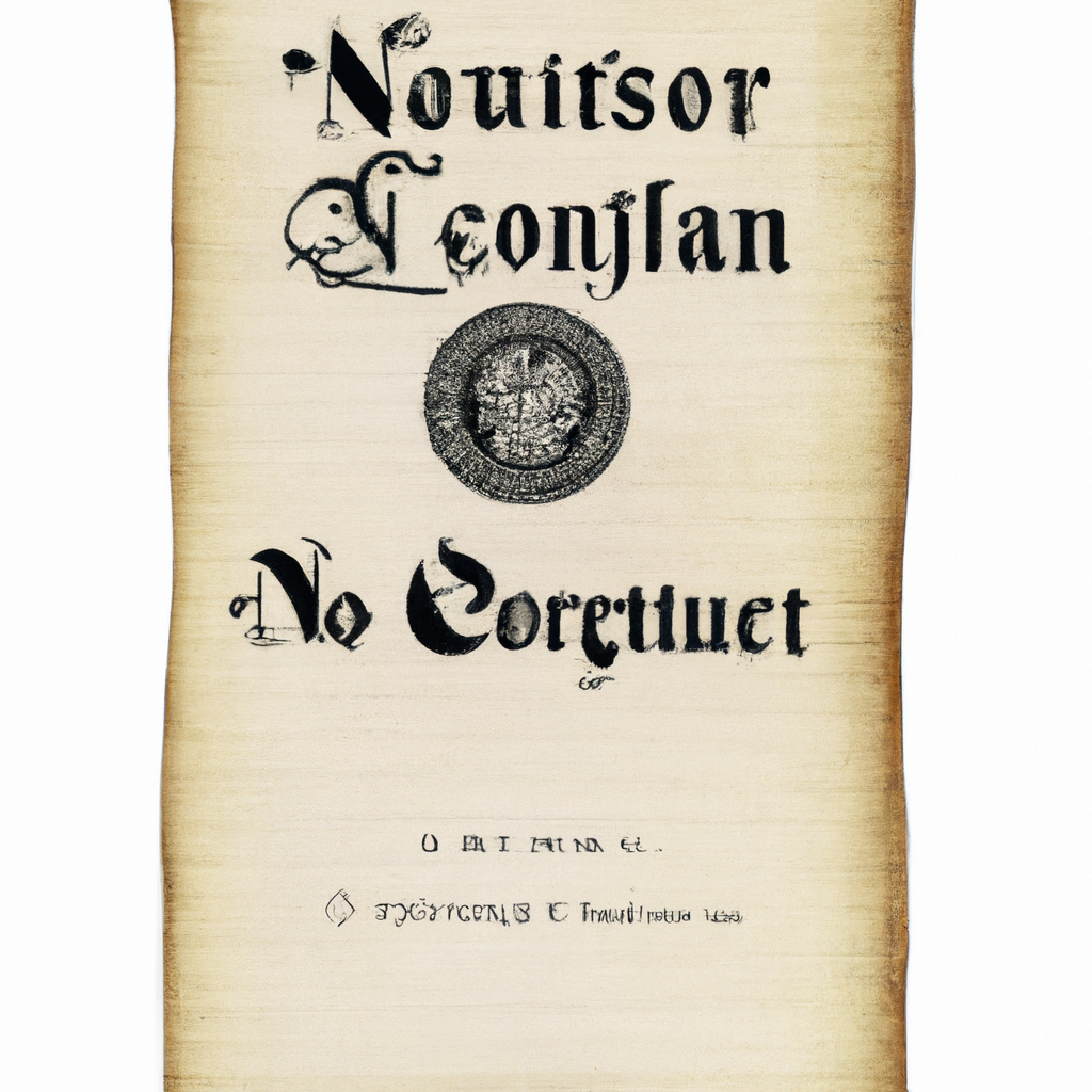 The original Norwegian Constitution document