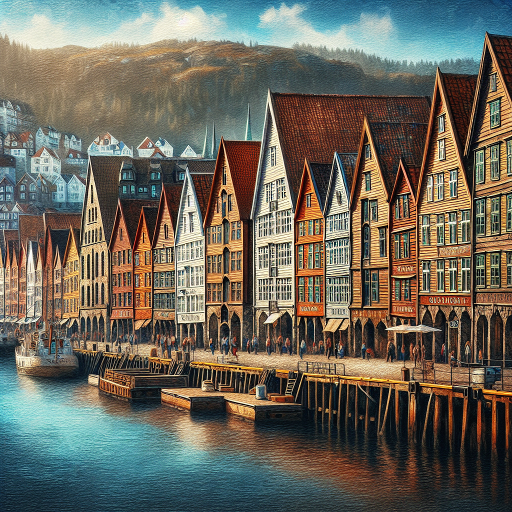 Bryggen Hanseatic Wharf in Bergen