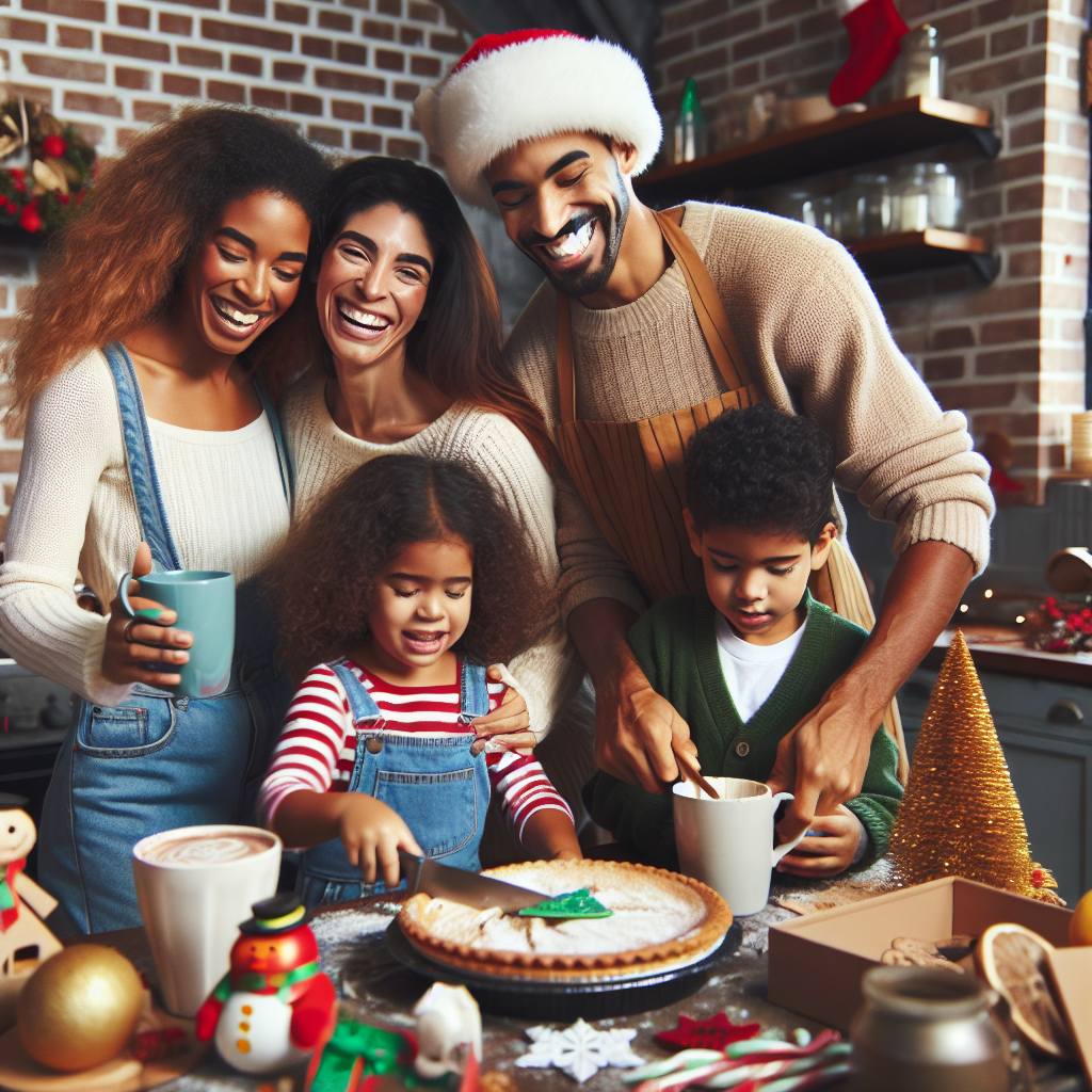 a family enjoying a holiday