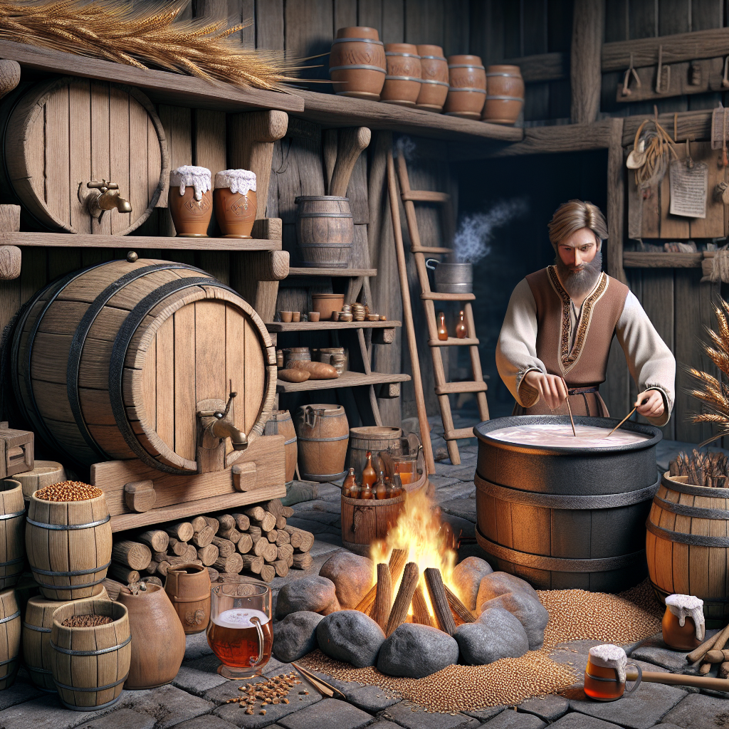 Medieval Norwegian ale brewing